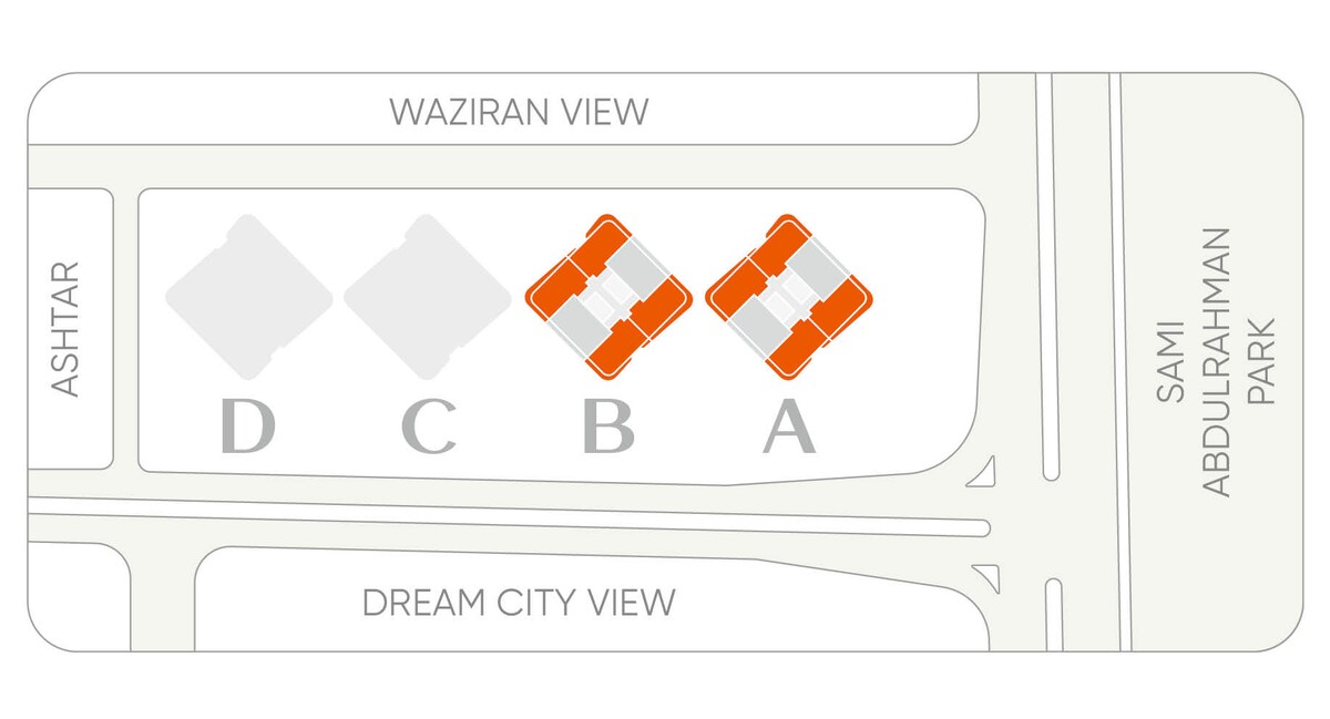 Plan of Tulip Towers 4+1
